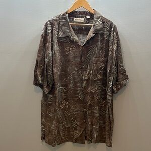Caribbean Brown Patterned Shirt